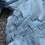 New York & Company Light Blue Long Sleeve Dress Photo 14