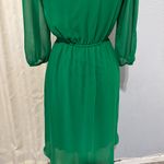 Enfocus Studio Women Green Boat Neck Long Puffy Sleeves High Photo 11