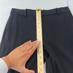 Everlane Dress Pants Womens 0 Black Wool Oxford Mid Rise Formal Wear Tapered Leg Photo 9