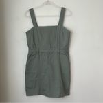 Forever 21 Army Olive Green Square Neck Jumper Mini Dress M Photo 0
