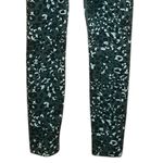 Cream Yoga Nancy Ribbed Green Cheetah Leggings Size M Photo 7