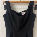 Pins and Needles Black Tapered Pleated Pocket Jumpsuit Zip Back Tank Size 2 Photo 2