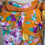ASTR NWT  cerinthe orange floral mini slip dress Photo 7