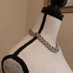 EXPRESS Signed  Gold Tone Chain Costume Necklace Adjustable Length Photo 3