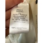 Talbot Runhof Metallic Draped Cocktail Dress Gold Silver Size 14 Photo 11