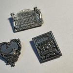 Longaberger Lot Of 3 Pewter Brooch Pins 2 Birds & Blooms 1 Photo 9