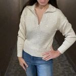 J.Crew Women's Sequin Polo Sweater Photo 6