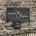 Market & Spruce  Heather Grey Elissa French Terry Moto Jacket. Size Medium Photo 8