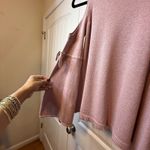 American Eagle  Outfitters Cold Shoulder Sleeveless‎ Knit Top Sweater Pink XS # Photo 4