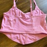 Colsie Ribbed Crop Top Boning Corset Style Pink Purple M Size M Photo 2