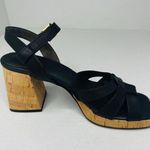 Paul Green Tina Classic Black retro Fisherman heeled sandal size 7.5UK / US 10 Photo 2
