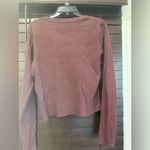 Altar'd State Burgundy Long Sleeve Tee with Mountain Graphic size XL Photo 3