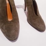 Carven Shoes Suede Bow Accents Slingback Heels Size 8.5 Photo 4