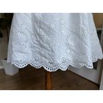 ZARA  White Eyelet Embroidered Sleeveless Dress Size M NWT Summer Casual Cotton Photo 1
