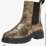 Ralph Lauren Lauren  NWB gold metallic Chelsea boot size 7.5 Photo 9