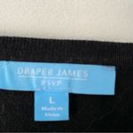 Draper James  RSVP Black Crewneck Beaded
Sequin Collar Sweater size Large Photo 8