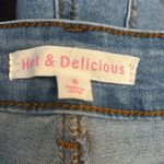 Hot & Delicious  Denim Fringe Shorty Shorts Jorts S Festival Boho Cowgirl Rave Photo 10