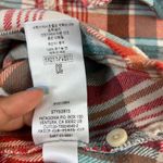 Patagonia  Organic Cotton Flannel Shirt Women Size 12 Plaid LS Gorpcore Button Up Photo 3