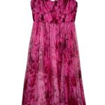 Monique Lhuillier ML Tulle Pink Dress Photo 4