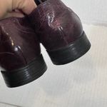 Cole Haan Purple Leather Oxford Loafers Womens 6 Preppy Dark Academia Shoes Photo 4