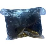 Black Elegant Faux Fur Cuffed Sleeve Arm Warmers Photo 3