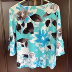 EUC Clara Sun Woo Floral Stretch Top Size XS Photo 6