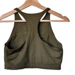 Outdoor Voices  Move Free Olive Green Crop Top Size M Photo 1