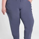 Athleta Venture Pant Athleisure Joggers Blue Gray UPF 50+ Plus Size 22 Photo 0