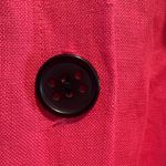 Vtg Version7 100% Linen Lagenlook Jacket Coral Pink Boxy Oversized XL USA Made Photo 6