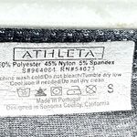 Athleta Fast Track Ruched Short Sleeve Tee Gray Women’s size Small Photo 2