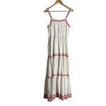 Splendid Riviera White Sleeveless Square Neck Maxi Dress Size Small Photo 10