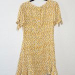 Faithfull the Brand New  Yellow Marguerite Flower Daphne Dress Size 6 Photo 7
