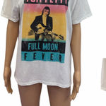 Hybrid Apparel Tom Petty Heartbreakers Graphic Tee White Sparkle  Womens Medium Photo 0