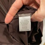 BCBGMAXAZRIA Y2K BCBG chocolate brown soft stretchy faux wrap top open peek back Photo 6