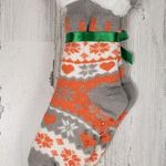 NWT Sherpa Lined Knit Winter Snowflake Holiday Design No Photo 5