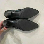 Aquatalia  by Marvin K Ankle Booties Black Patent Leather Side Zipper Women's 6.5 Photo 6