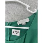 Toska  Women's Sleeveless Blouse Side cutout Solid Green Size Medium Photo 10