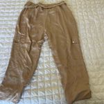 EXPRESS  satin champagne cargo pants  Photo 7