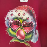 Gildan Bubble Gum Christmas Girly Grinch Crewneck  Photo 1