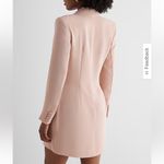 EXPRESS Double Breasted Padded Shoulder Mini Blazer Dress Photo 3