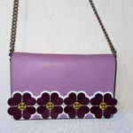 Kate Spade NWT Sylvia Graphic clover appliqué chain wallet Photo 2