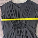 PAS DE CALAIS Pleated Crepe Dress Designer Quite Luxury minimalist Japanese 34/4 Black Photo 8