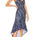 About Us Women's Angeline High Low Mermaid Ruffle Dress In Indigo Size XS NWT Photo 1