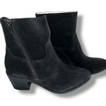 UGG  Womens Breeda Suede Ankle Boots Mid Heel Zip Closure Almond Toe Black Sz 9 Photo 0