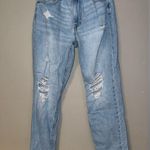Aeropostale Light wash High rise Distressed Mom Jeans size 4 Photo 0
