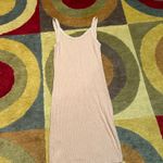 LNA Tan Beige Ribbed Stretchy Sleeveless Tank Dress Women’s Size XS Photo 2