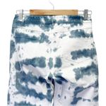 J. McLaughlin Jeans Shibori Tie Dye Slate Blue & Off-White Skinny Jeans Size 2 Photo 2