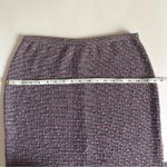 St. John Knits Collection Tweed Woven Plaid Skirt Women’s 6, pink white black Photo 8