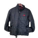 The North Face  Puffer jacket  size small black & red Photo 0