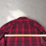 Woolrich Vintage  Buffalo Plaid Wool Jacket Women's Small Light Shacket Red Photo 3